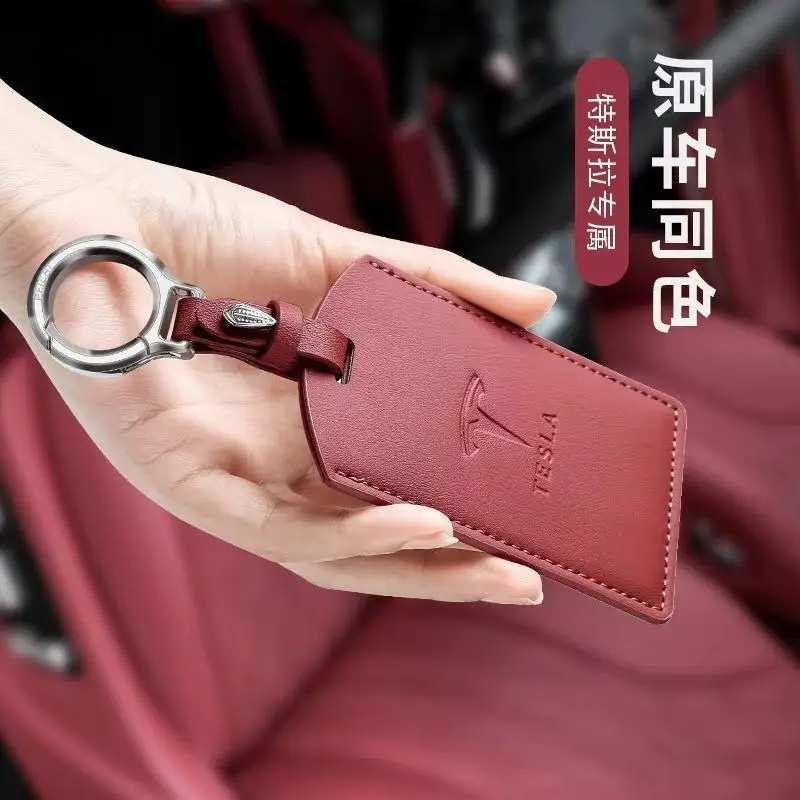 

Tesla Model Y Juniper Tesla Model 3 S X Highland Interior Key Covers Key Fob Key Card Key Chain Key Card Cover Accessories 2026