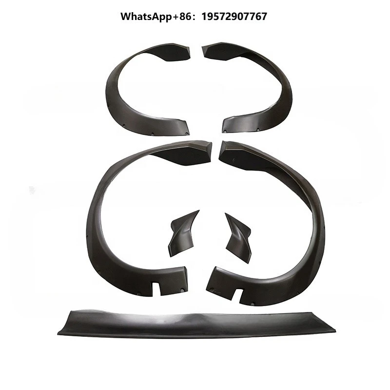High Quality Car FRP LB Style Wide Body Kit Wheel Arch Eyebrow Stripe Car Wheel Modling Trims Spoiler