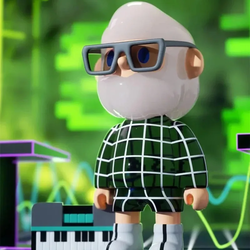 12개 레트로 리플레이 시리즈 애니메이션 액션 피규어 랜덤 백 장식 피규어 홈 데코 데스크탑 인형 모델 소녀 선물