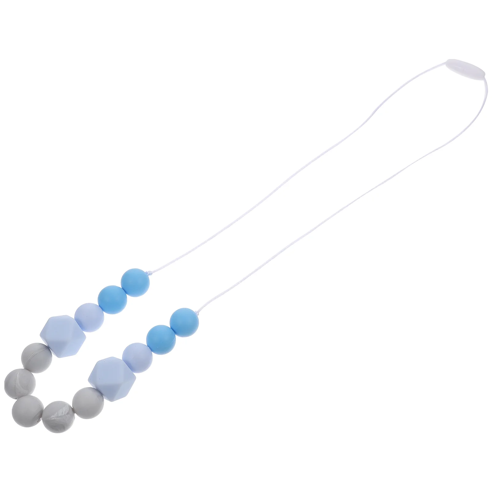 Contrast Color Necklace Teething Baby Teether Toys Kids Nursing Babies for Chew Clavicle Chain Care