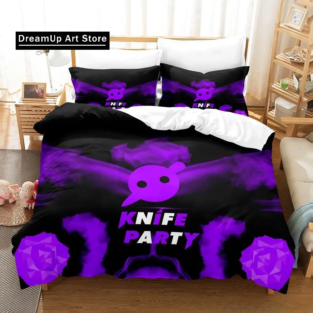 Knife Party Abandon Ship Bedding Set Single Twin Full Queen King Size Bed Set Adult Kid Bedroom Duvet cover Sets Music Bed Sheet