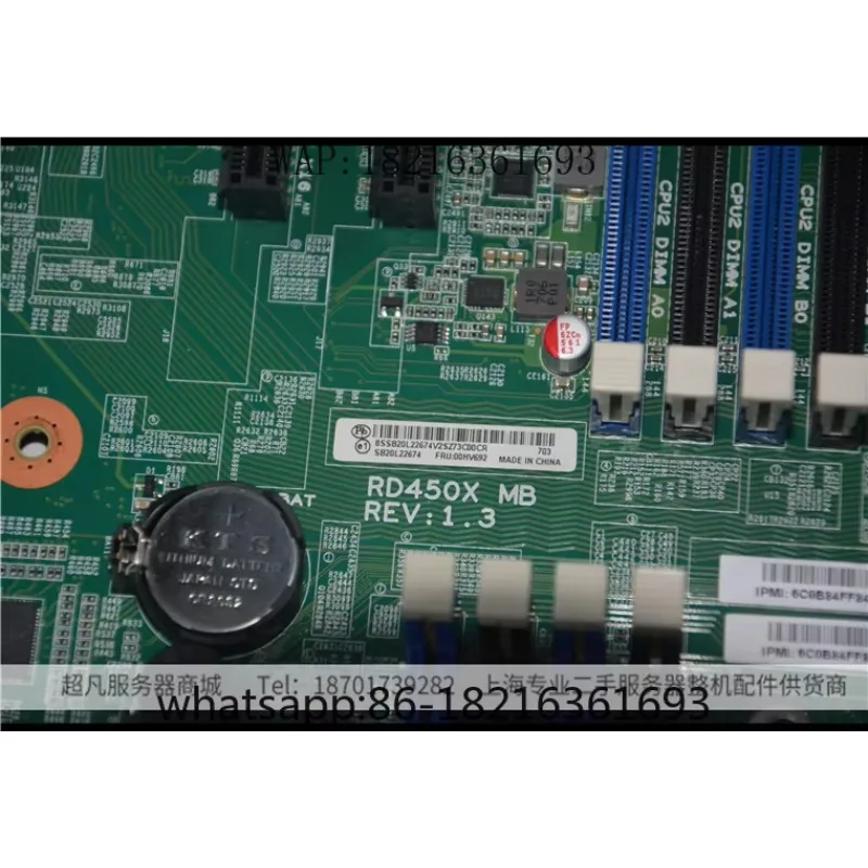 Store 2055   1pcs RD450X Server Dual X99 Motherboard 00HV330 00HV211 00HV692 00HV328