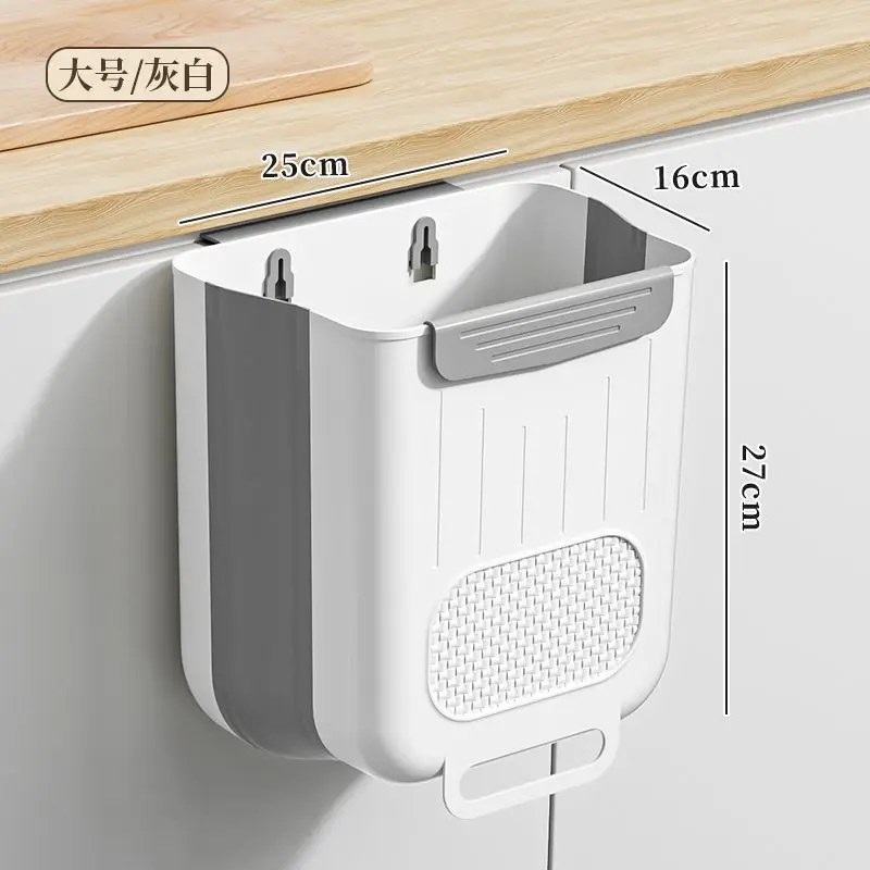 

Kitchen Hanging Trash Can Household Products Countertop Storage No Cover
