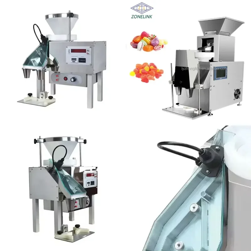 

SFW Certificate ZONELINK Semi-AutomaticJum Candy Counting Machine High-Quality Good Price Easy to Operate Counting Machine