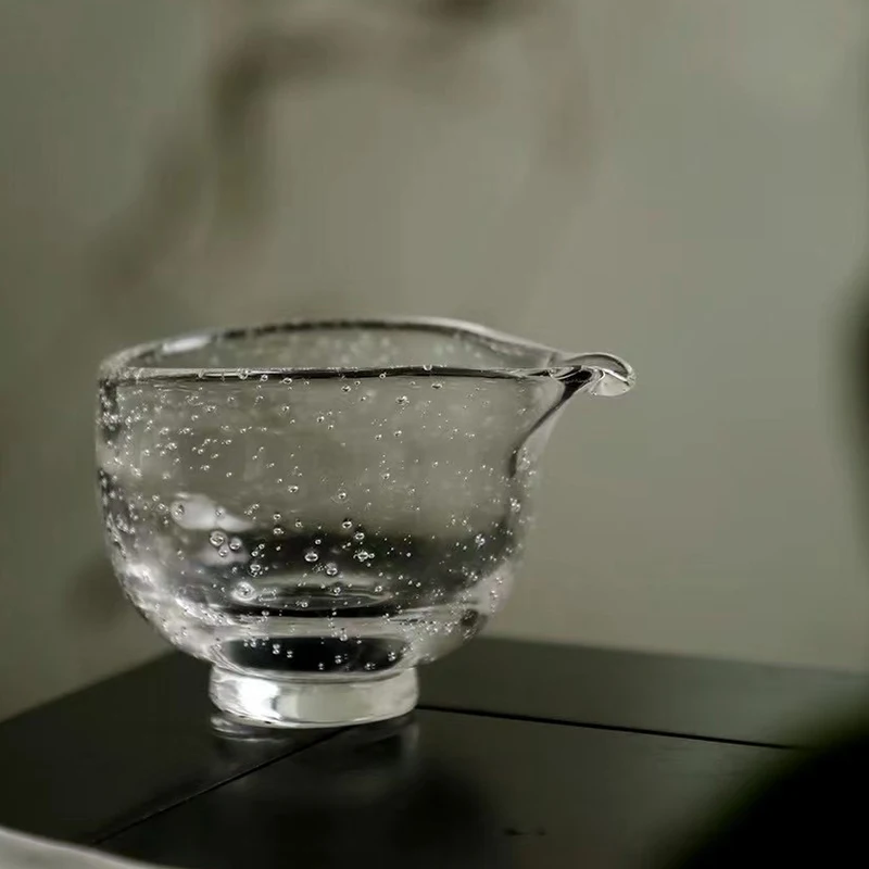 

Handmade Bubble Glass Public Cup Large Capaci Thiened Tea Sea Creative Japanese Sle Glass Public Cup Anti-Scalding Tea ...