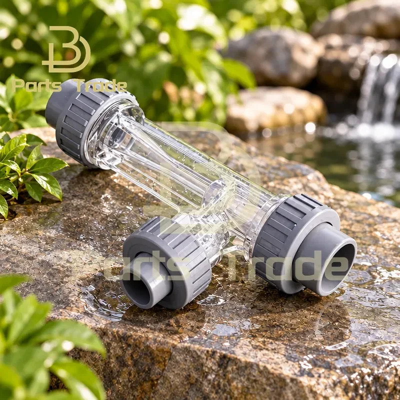 Venturi Transparent Jet Nozzle for Integrated Water Fertilizer Machine Filling Device with Check Valve Mixer DN25 32MM