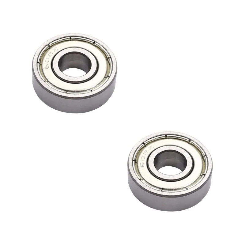Ball Bearings, 2Pcs 608ZZ Deep Groove Bearings 22x8x7mm High Carbon Chromium Bearing Steel Roller Guide Bearing Ball Bearing F