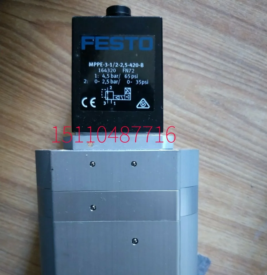 Festo Proportional Valve MPPE-3-1/2-2.5-420-B 164320 From Stock