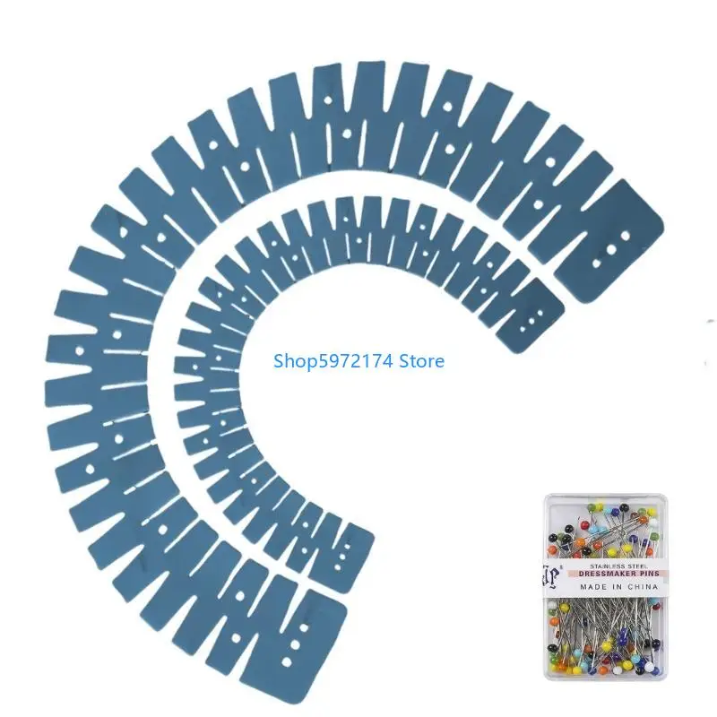 Y3NB Multiple Directional Silicone Sewing Guide For Curved Edging Hemming Ruler 2pcs