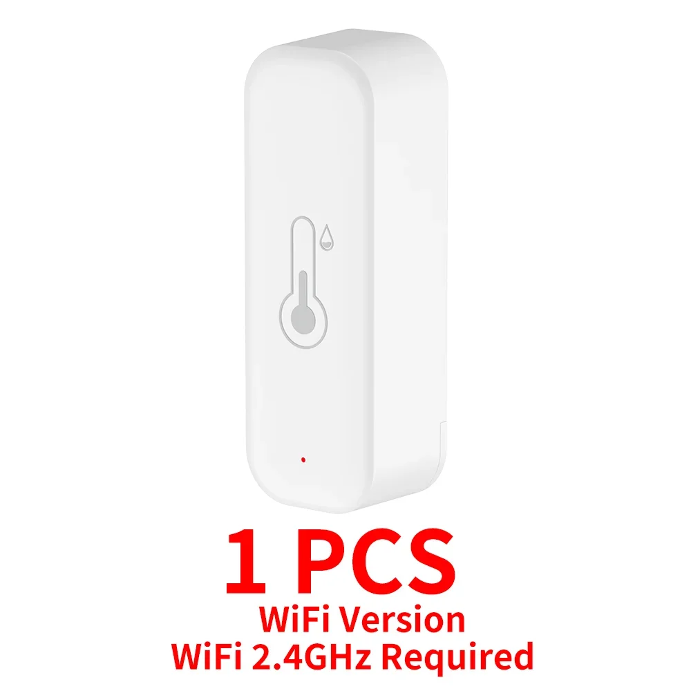 Tuya Wifi Temperatur und Luft feuchtigkeit Smart Home Thermometer Hygrometer App Fern alarm Arbeit mit Alexa Google Home