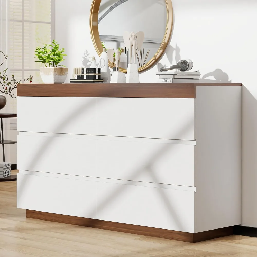 6 Drawer Wood Dress…