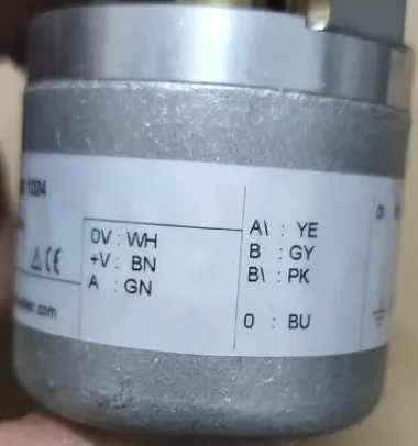 Second hand 8.KIH40.5462.1024 Hollow shaft encoder，6 mm straight bore Fast shipping，Tested ok，In Stock