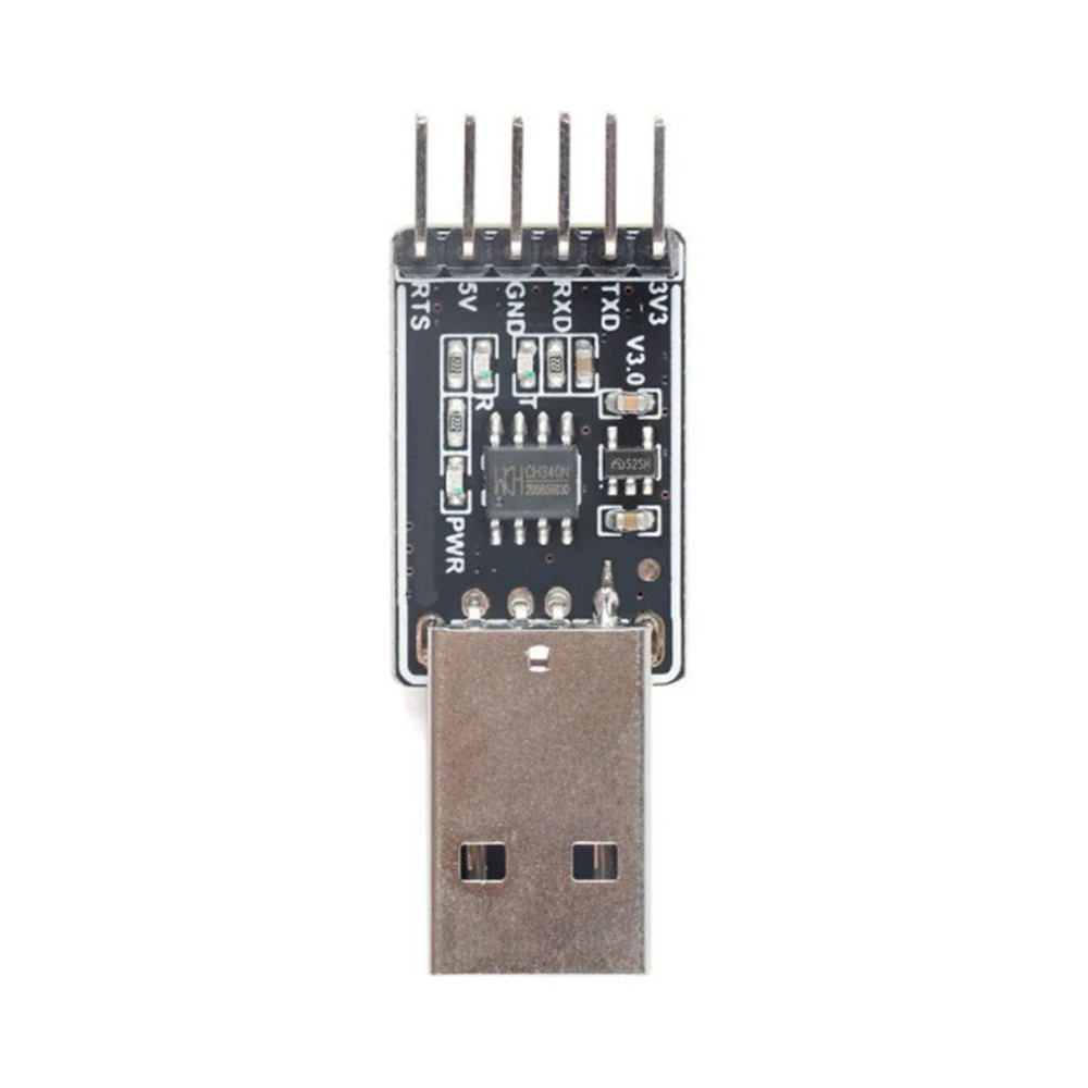CH340 Module CH340N USB to TTL Serial Port Module 5V to 3.3V Converter Adapter STC Debugging Download for Microcontroller