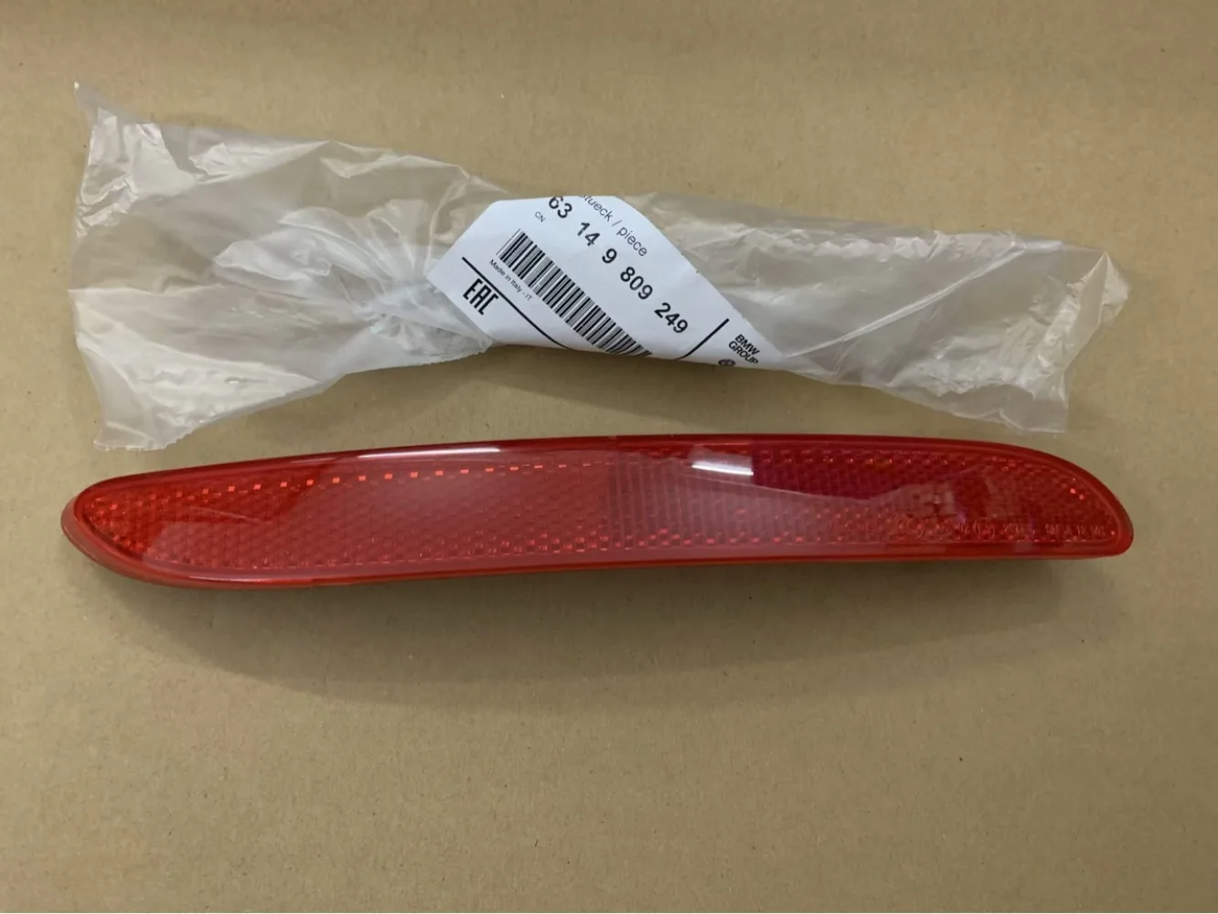 For BMW Mini Paceman R61 R60 Rear Bumper Reflector Light 63149809249 63149809250 Left and Right