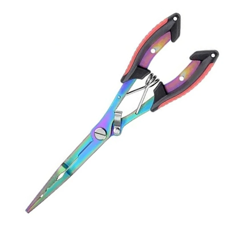 

420 Stainless Steel Tackle Gear Scissors Lengthening Multifunctional Fishing Pliers Hooks Remover Sea Outdoor Tools Line Cutter