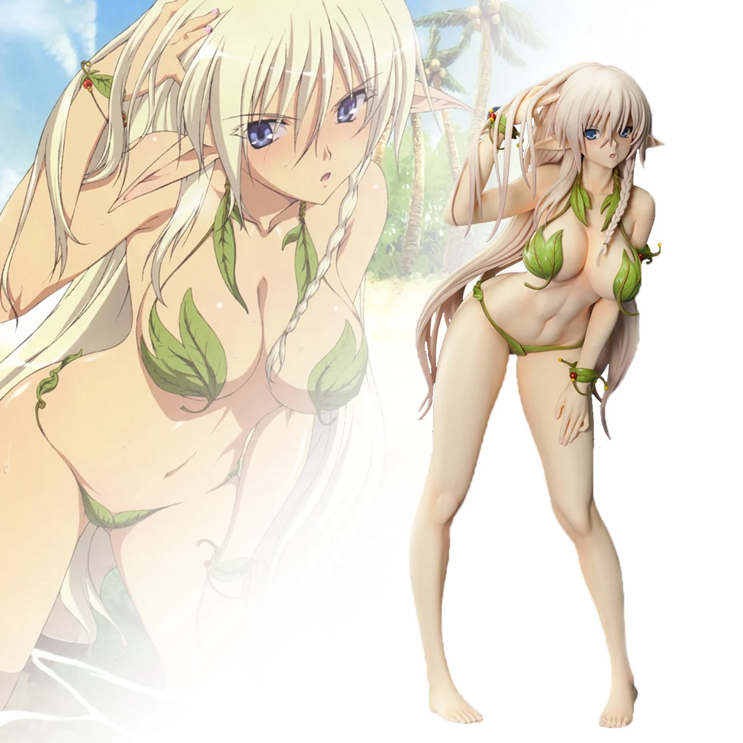 

NSFW 25cm Queen's Blade Alleyne Sexy Nude Girl 1/6 PVC Anime Action Figure Adult Anime Girl Statue Cast Off Model Toy