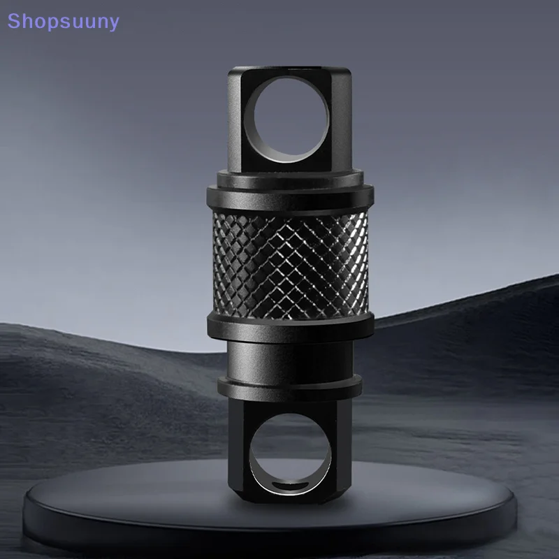 [SU]Titanium Alloy Keychain Key Holder Removable 360 Degree Rotation Multifunctional Portable For Waist Belt Outdoor Tool[SU]