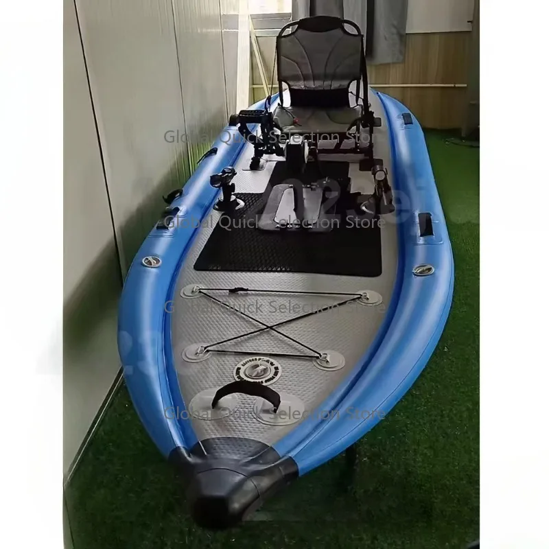 Lightweight Fishing Single Seat Inflatable Paddle Board Boats Kayak Boat Custom Folding Pvc Sit on Top Kayak
