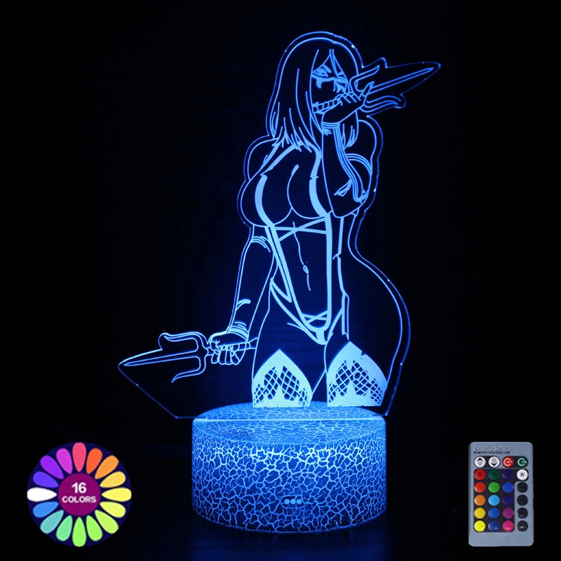 3d Lamp Anime For Children's Bedroom Decoration Night Light Manga Gifts Cute Room Decor USB Battery Powered Table Led Night Lamp