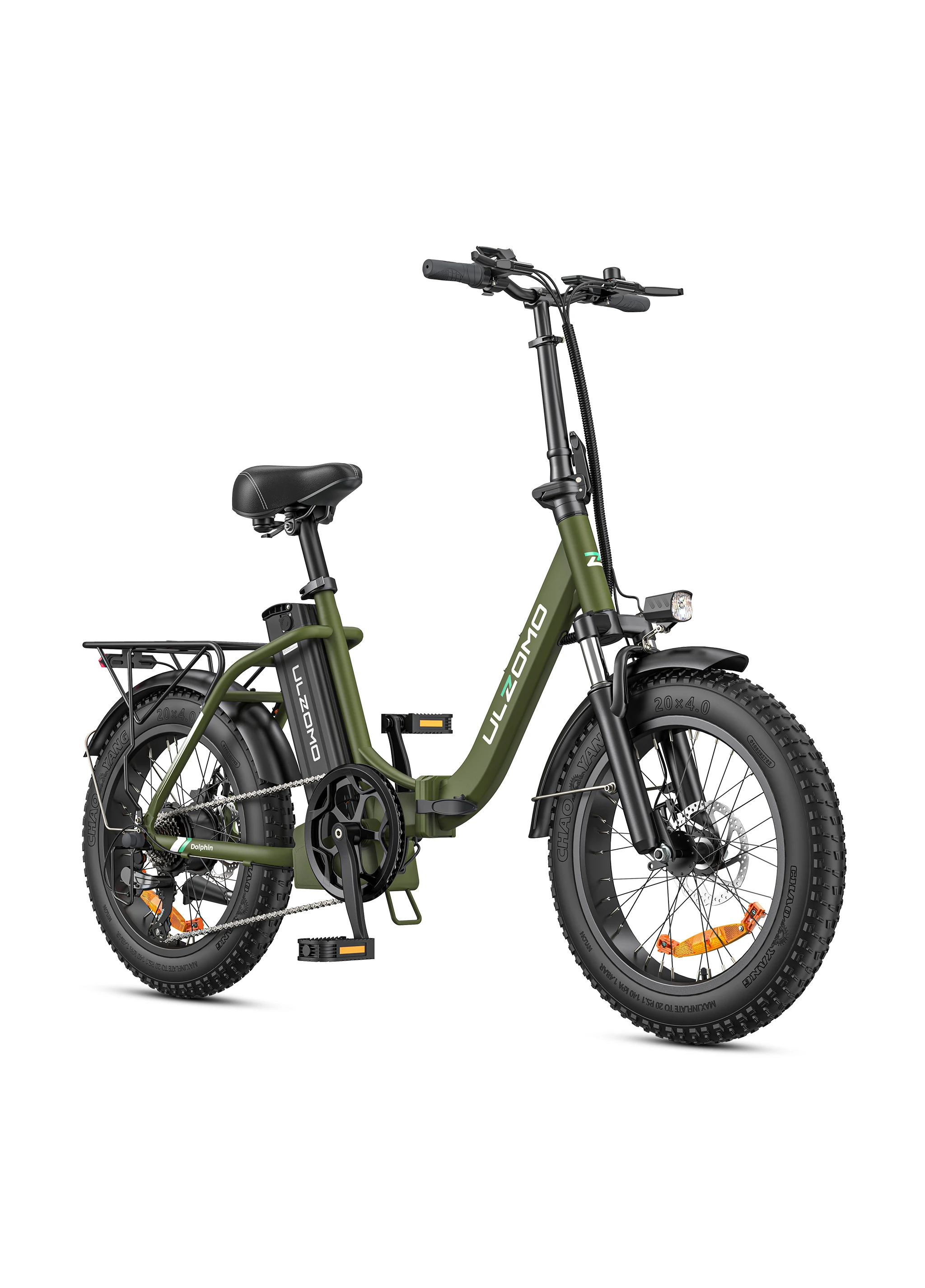 Ulzomo Dolphin 20-inch opvouwbare elektrische fiets, 250 W, 89 km bereik, 13 Ah batterij, elektrische fiets ontworpen voor gebruik buitenshuis, 7-versnellings e-bike