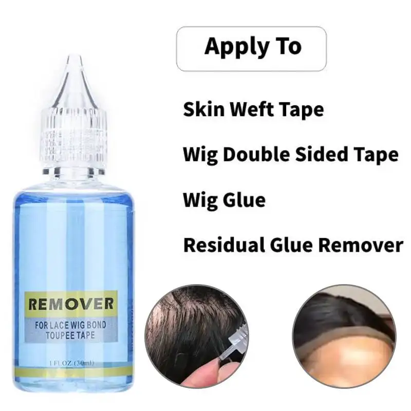 30 ml Frontal Wig Glue and Remover Hair Bonding Remover Lace Wig Bond Adhesive Remover For Hair Tape Extensions Toupee Tape