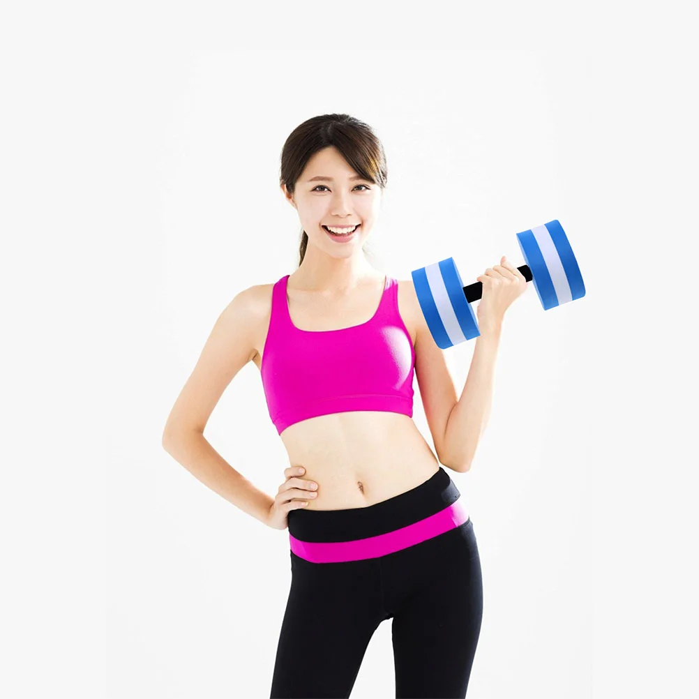 

2Pcs Floating Water Aerobics Pool Exercise Dumbbells Fitness Equipment Pool Exercise Aquatic Gym Weights Teaching Workout