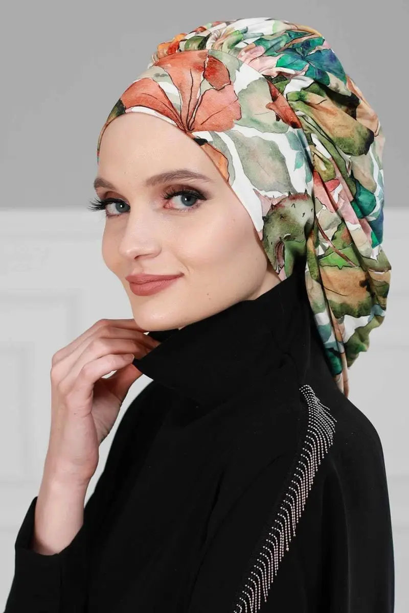 Padrão de outono de osso penteado drapeado