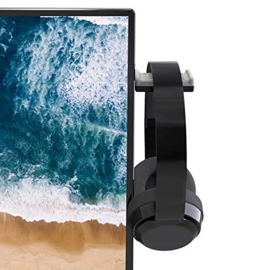 

Monitor Stand for Headphones and Headsets Premium-Grade Holder Saves Desk Space and Protects Headphones