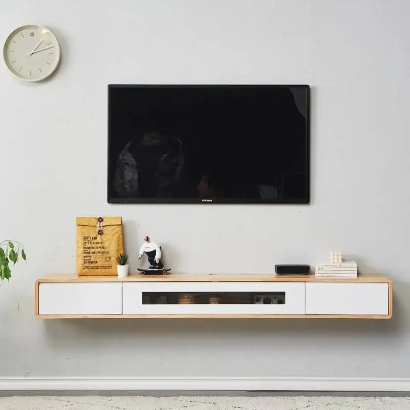 Simple Wall Mount Tv Stand Multifunctional Storage Classic Universal Tv Stand Rustic Retro Meubles Télévision Room Furniture