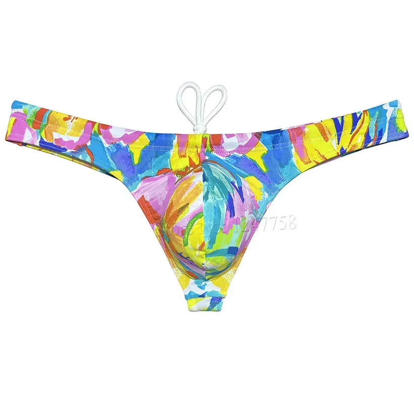 Men\'s Bikini Swimwear Micro Tangas Swim Thong Swimsuit Beachwear Surfing Trunks
