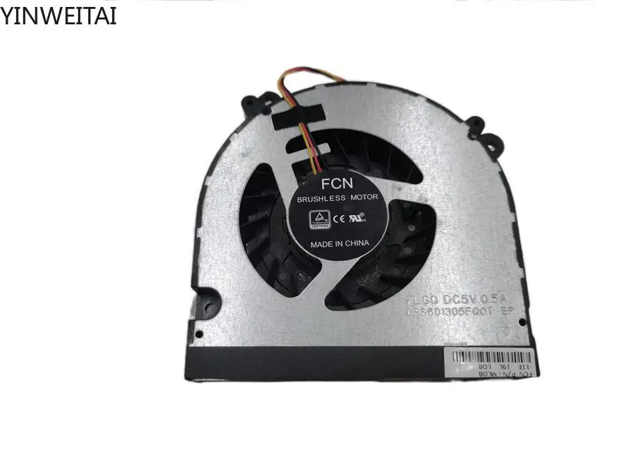 مروحة لـ CLEVO P750ZM P770ZM-G P750DM P770 ZX7 CP5S1 6-31-P750S-102 FKAP DFS601305FQ0T P750 P751 Hasse K690E KP2 BS6005MS-U1T #2