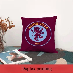 Aston Villa Decorative Pillows for Sofa Cushions Cover Autumn Decoration Room Decorating Items Throw Pillow Covers Home Cushion