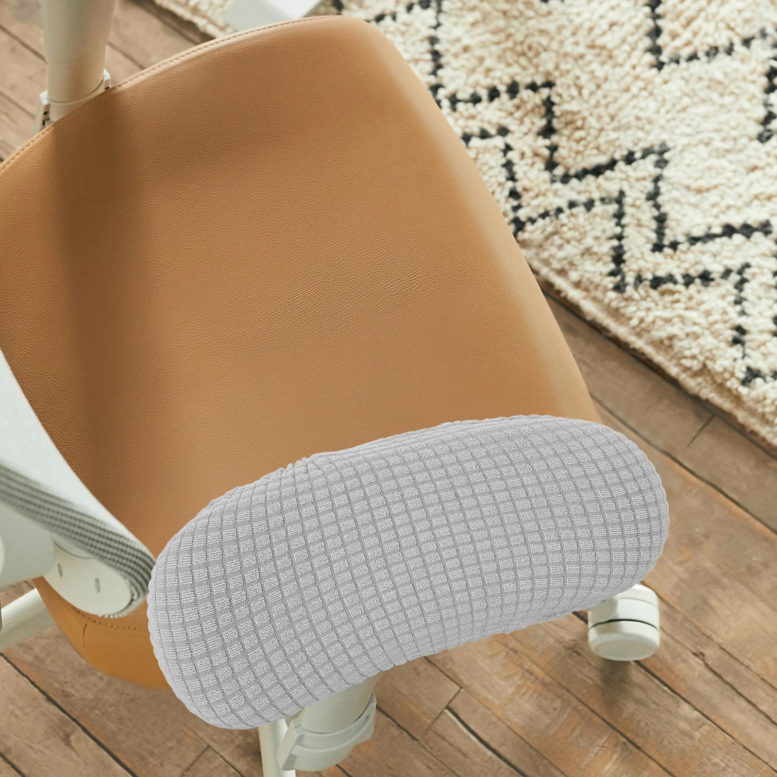 

1Pair Armrest Covers for Chairs Elastic Semi-Cover Design for Office Chair Arm Replacement Universal Fit Chair Arm Covers