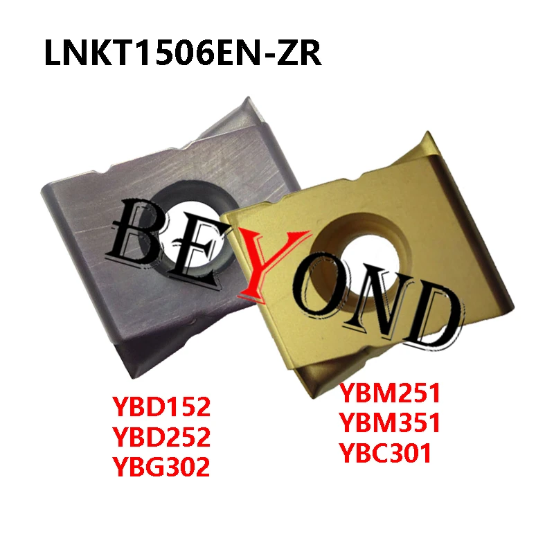 

LNKT1506 LNKT 1506 100% Original Milling Inserts LNKT1506EN-ZR YBC301 YBD152 YBD252 YBM251 YBM351 Lathe Cutter CNC Turning Tools