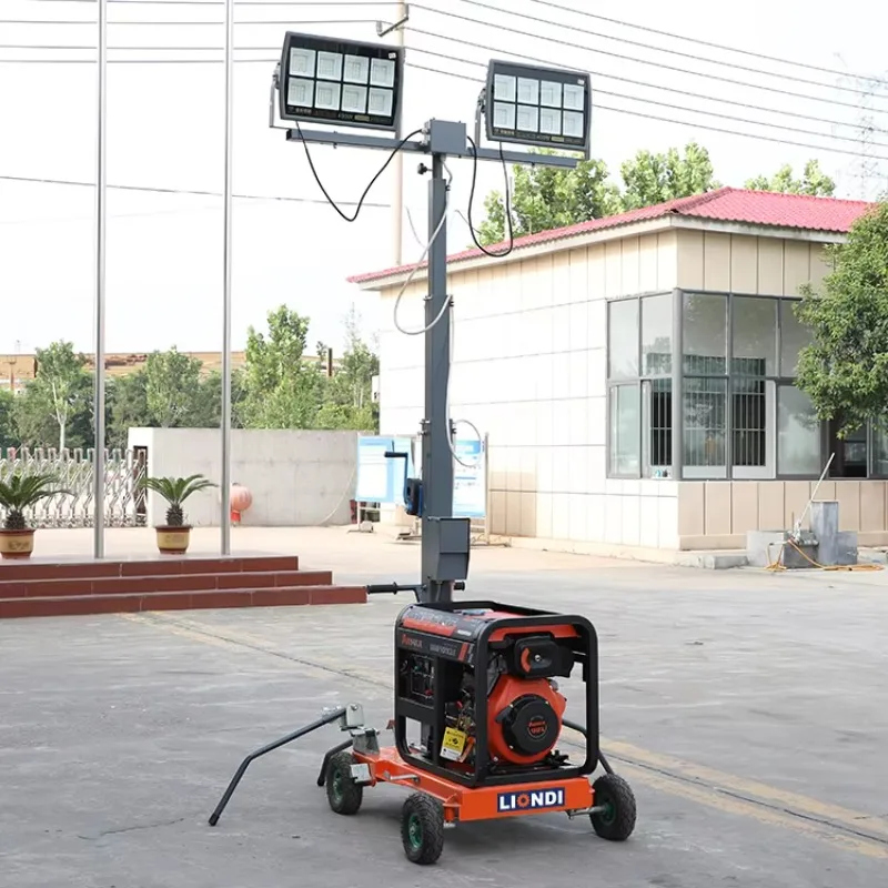 

【Hot】Best Selling 2025 New Mobile Portable Light Tower With -oline Generator or Generator Light Tower