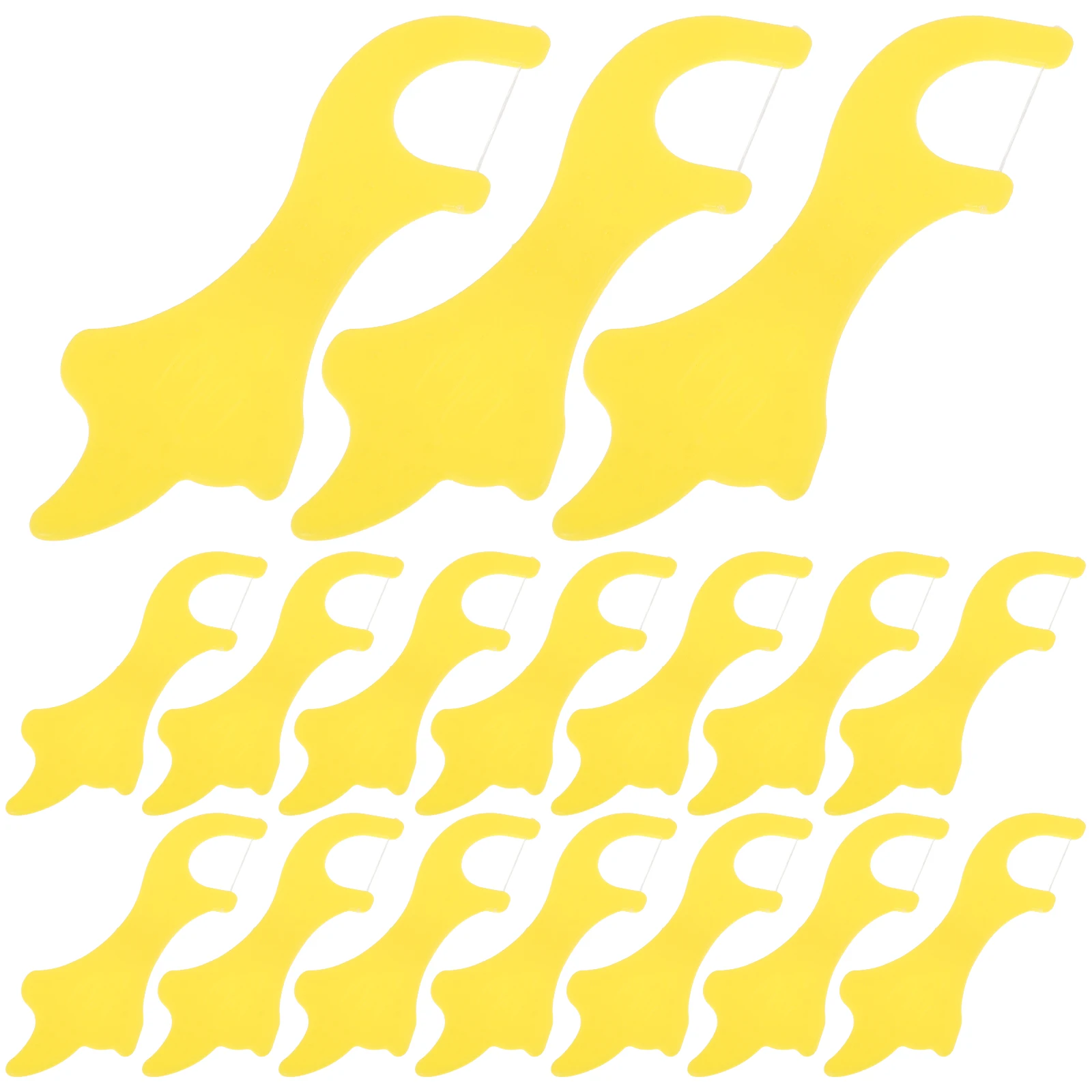 

50 Pcs Dental Floss Pick Grin Picks Tooth Clean Plastic 's Flosser