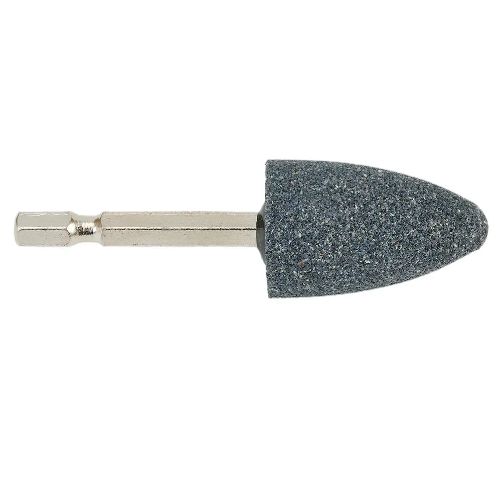 Accessories Grinding Head Hexagonal Shank Sharpening 24x44x35x6.3mm Grinding Grinding Wheel Head Portable Brand New