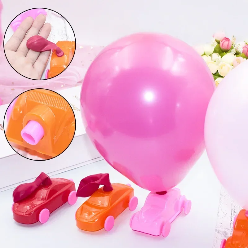 New Power Balloon Car Toy Inertial Power Balloon launcher Education Science Experiment Puzzle Fun Toys for Children