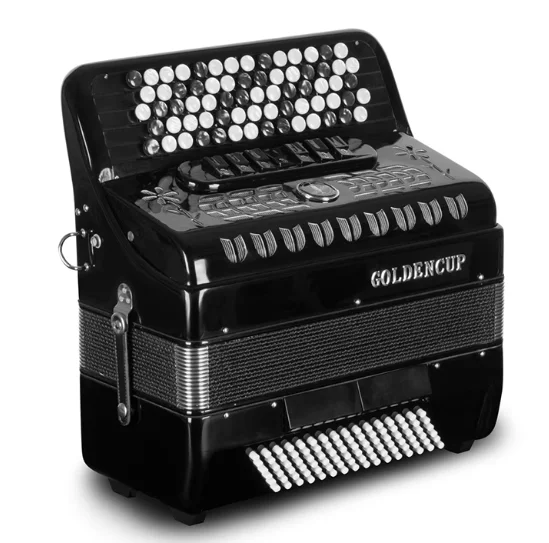 بيان الأكورديون 96/120 باس ثلاثي القصب 70 مفتاح زر الكبار المبتدئين المهنية اللعب بيان #1