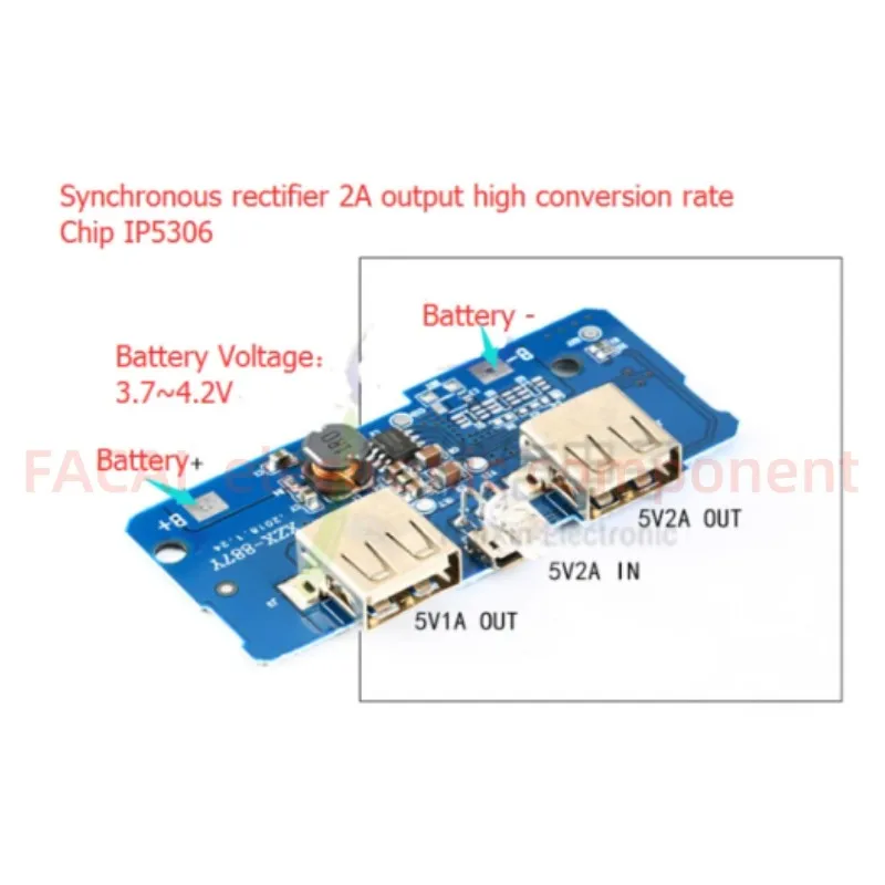 DC 3.7V to 1800V Booster Step Up Module Arc Pulse DC Motor with High Voltage Capacitors and 3.7V to 5V Power Supply Module