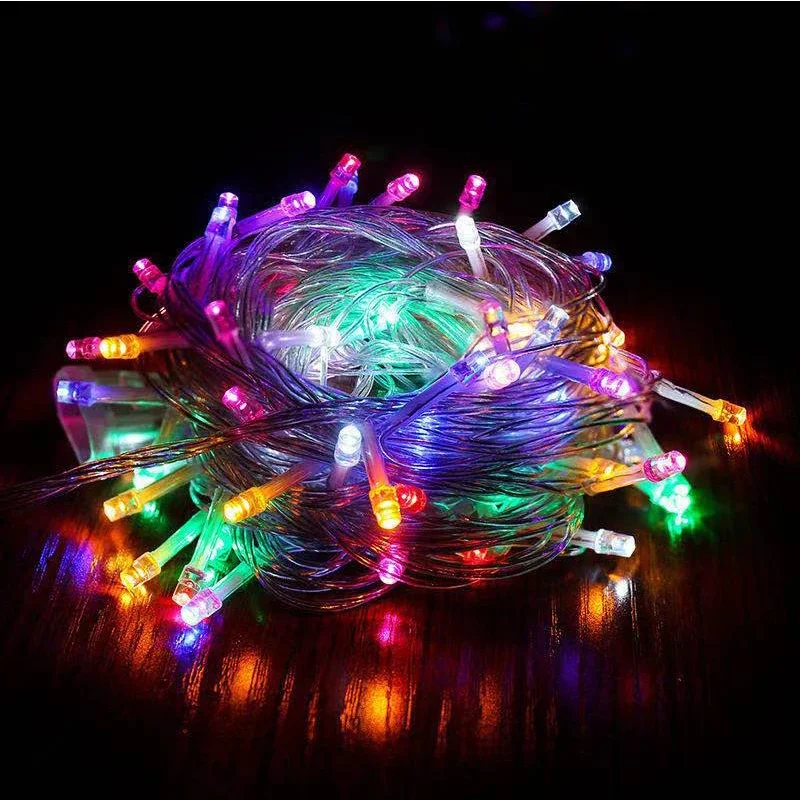 Waterproof LED Garland String Lights, Christmas Tree, Wedding Decoration, Fairy Light, Indoor and Outdoor, 220V, 10m, 30m,