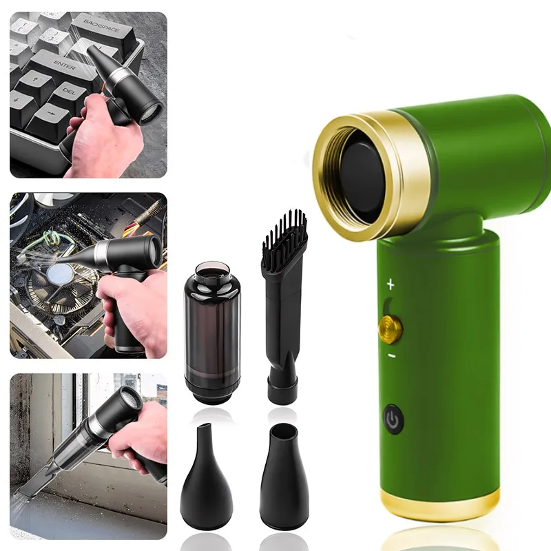 

Violent Blower 990000RPM Electric Air Blower Brushless Motor High-Speed Vacuum Dust Cleaner With 4 Nozzles Dust Blowing Cleaning