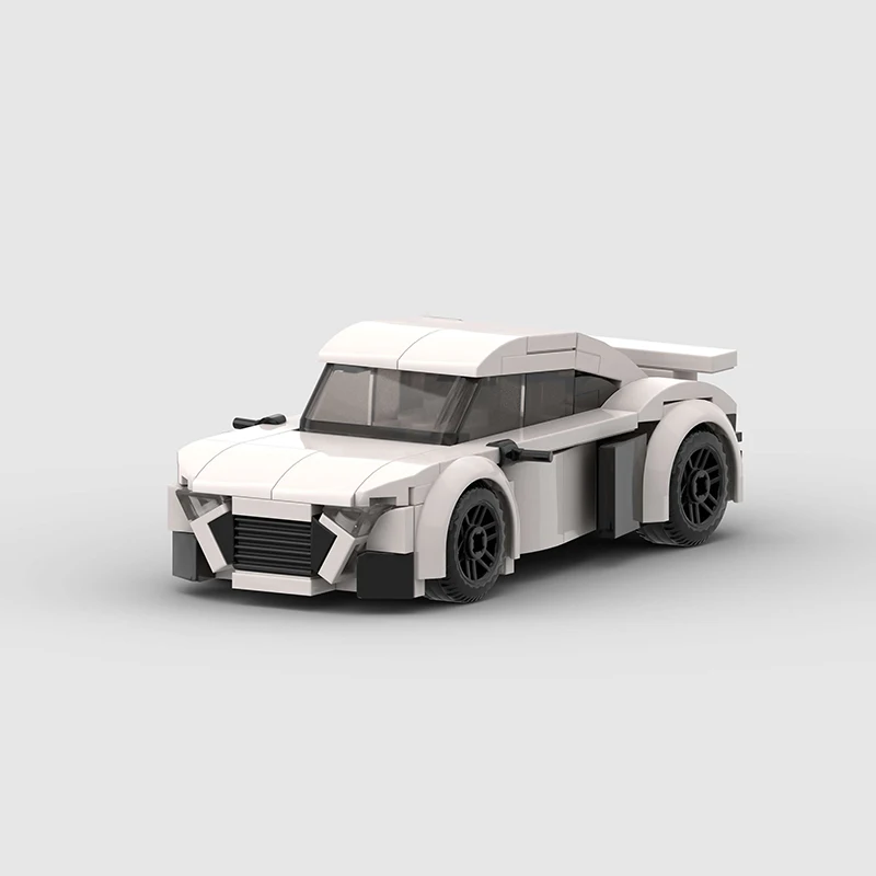 

MOC super sports car building block assembly model toy, DIY car model assembly, collectible for home decoration, birthday gift