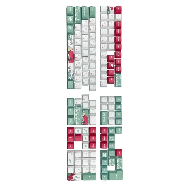 ปรับแต่ง PBT Keycaps ชุด Coral Sea รูปแบบ XDA/OEM Keycaps สำหรับคีย์บอร์ด,แบบดั้งเดิม Zhuyin Keycaps