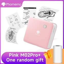 Phommemo M02Pro stampante fotografica stampante termica tascabile per etichette Mini schede Wireless fai da te stampante per etichette HD per studio diario lavoro a casa
