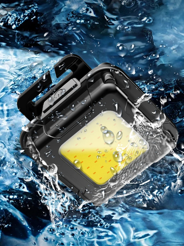 مصباح رأس محمول 4 أوضاع إضاءة، شعلة رأس متعددة الوظائف، زاوية قابلة للتعديل، مصباح يدوي برأس مدمج للصيد الليلي #6