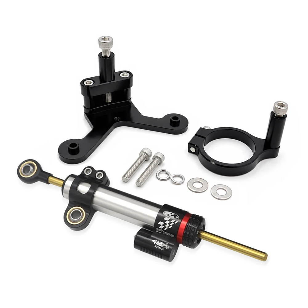 Titanium Ruler directional Steering Damper Stabilizer Bracket Support Mounting Kit For Yamaha YZF-R9 2025 YZF R9 YZFR9 2026