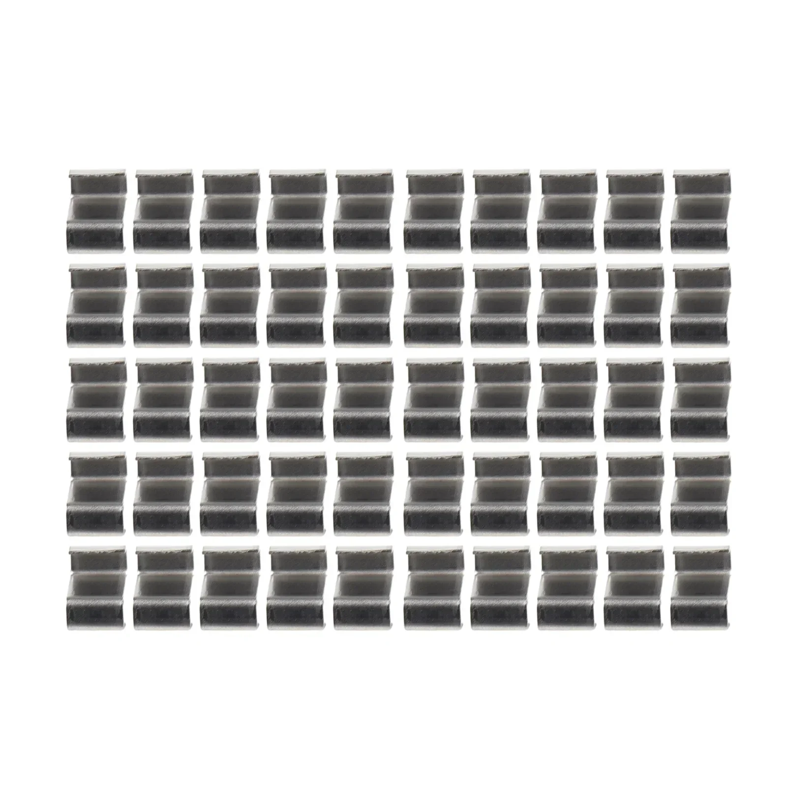 

25/50/100 шт. портативные зажимы для остекления дома для теплицы стеклянная панель сад замена из нержавеющей стали серебро Z тип 1,2x0,9 см