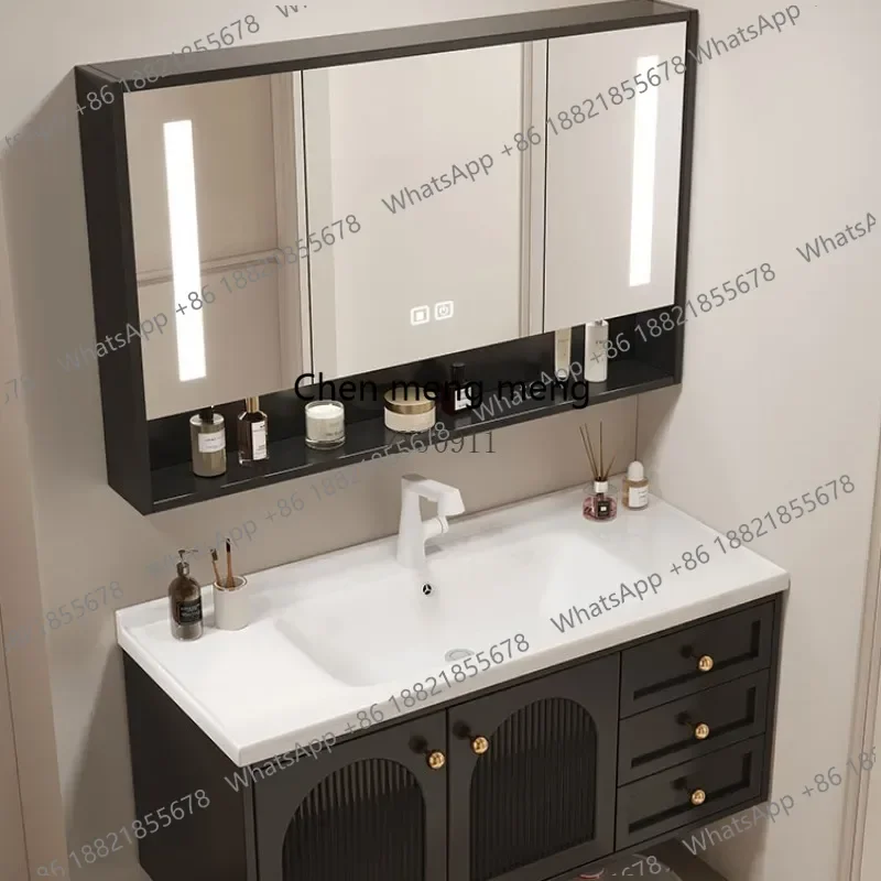 Filing Cabinets Wall Shelf Luxury Bathroom Cabinet Kitchen Washbasin Space Saving Sink Under Sink Wc Furniture Kit Armadietto