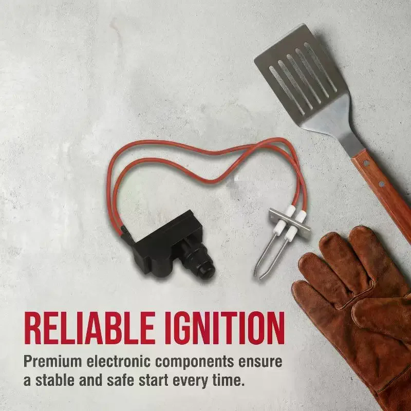 Universal Pulse Electronic Igniter Needle Button Kit Double Ignition For Char-Broil BBQ Grill Water Gas Heater